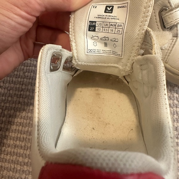 Veja Kids White and Navy Sneaker - Picture 4 of 4